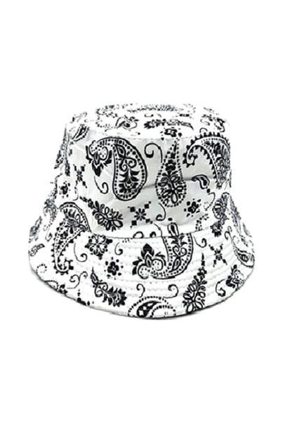 FASHION PAISLEY PRINT BUCKET HAT