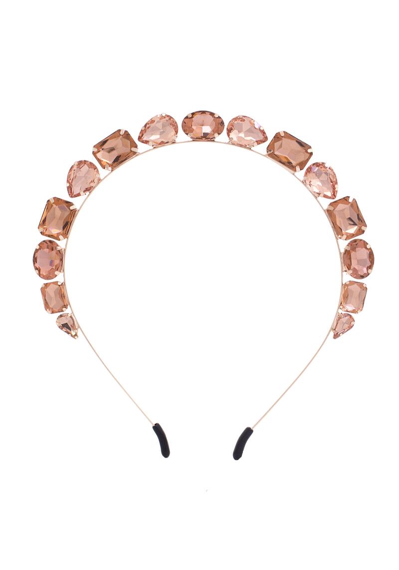 TEARDROP OVAL RHINESTONE HEADBAND
