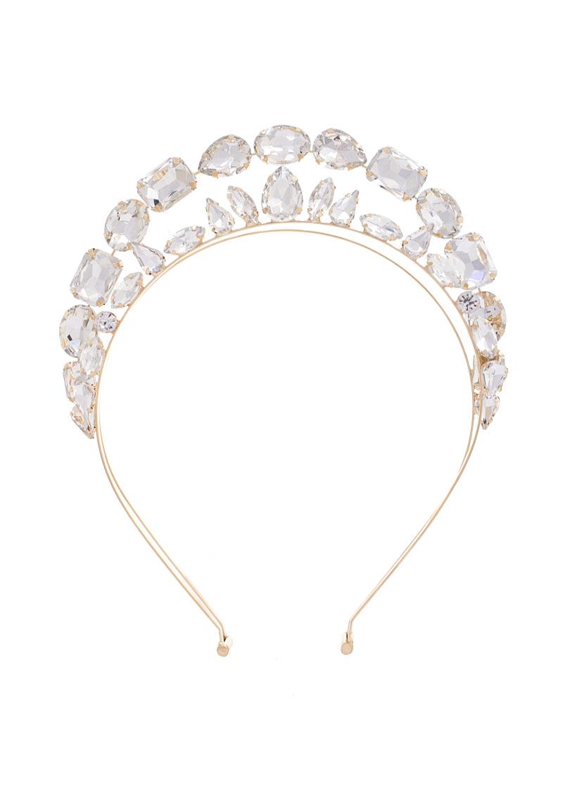 OVAL TEARDROP RHINESTONE HEADBAND