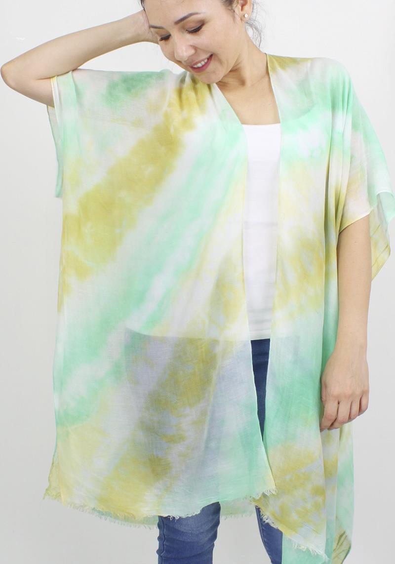 FASHION TIE DYE KIMONO