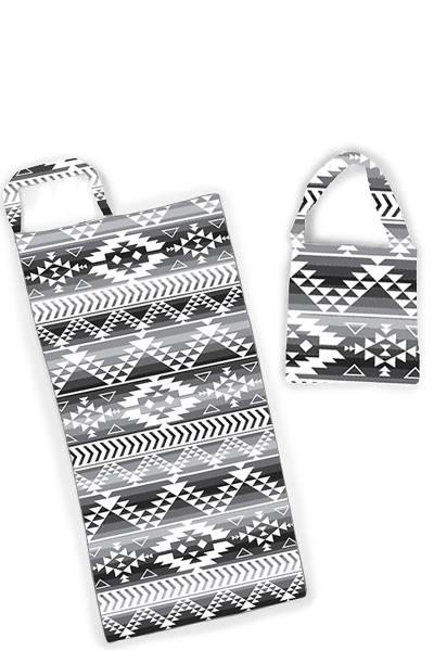 AZTEC PATTERN BEACH TOWEL BAG