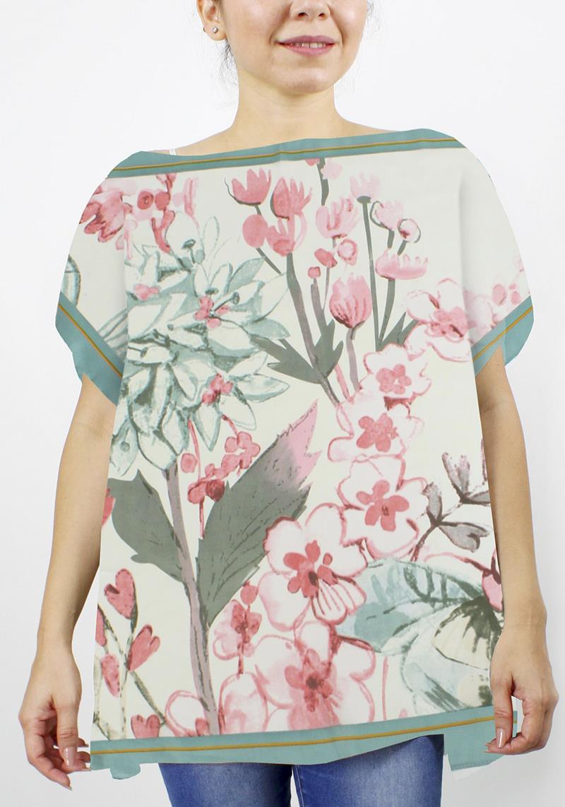 SILKY FLOWER PRINT TOP