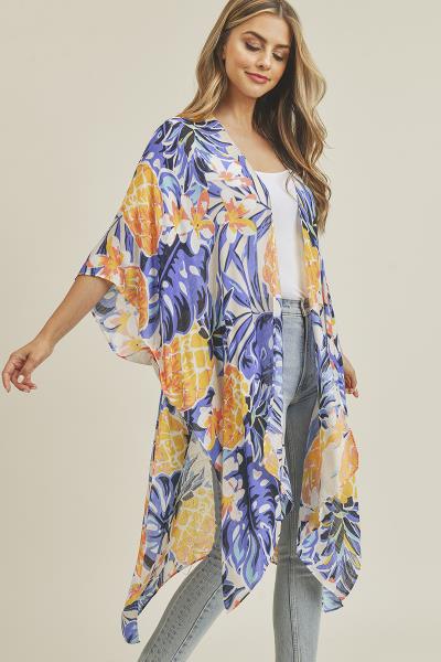 TROPICAL PINEAPPLE KIMONO