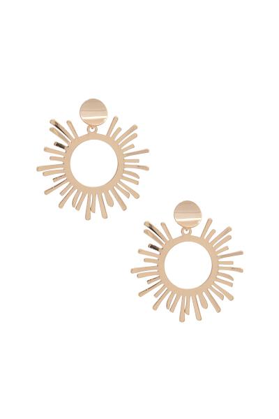 METAL DANGLE EARRING