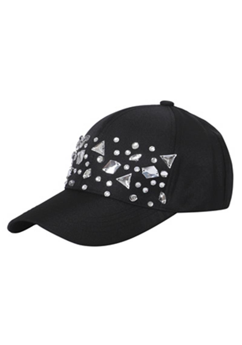 CRYSTAL STONE STUDDED BALL CAPS