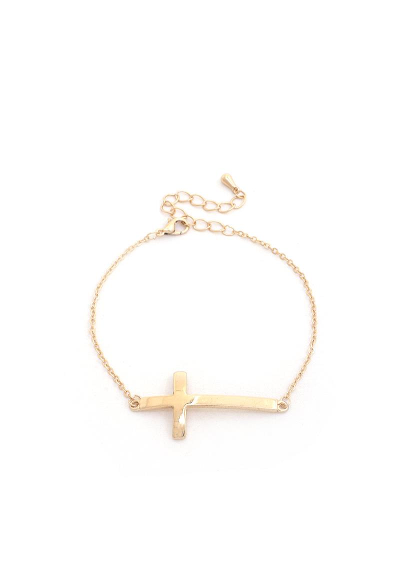 CROSS METAL BRACELET