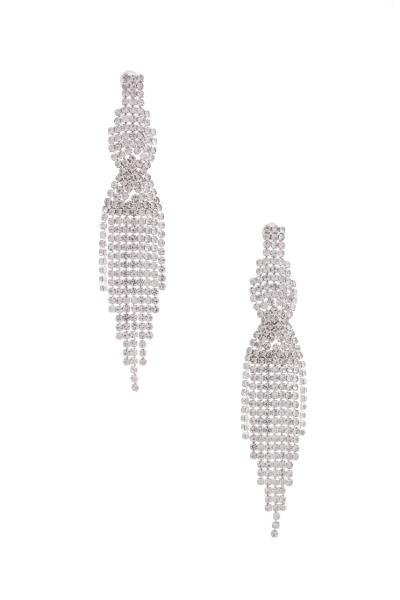 RHINESTONE DANGLE EARRING