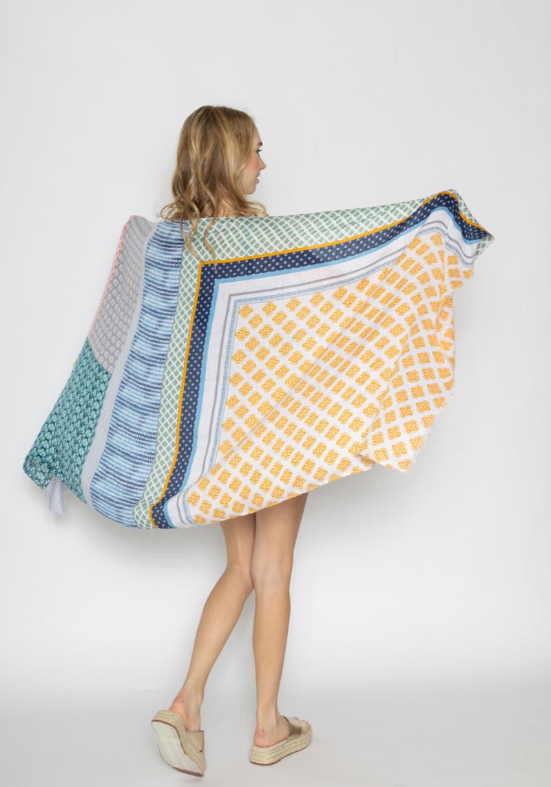 MIXED PATTERN SCARF