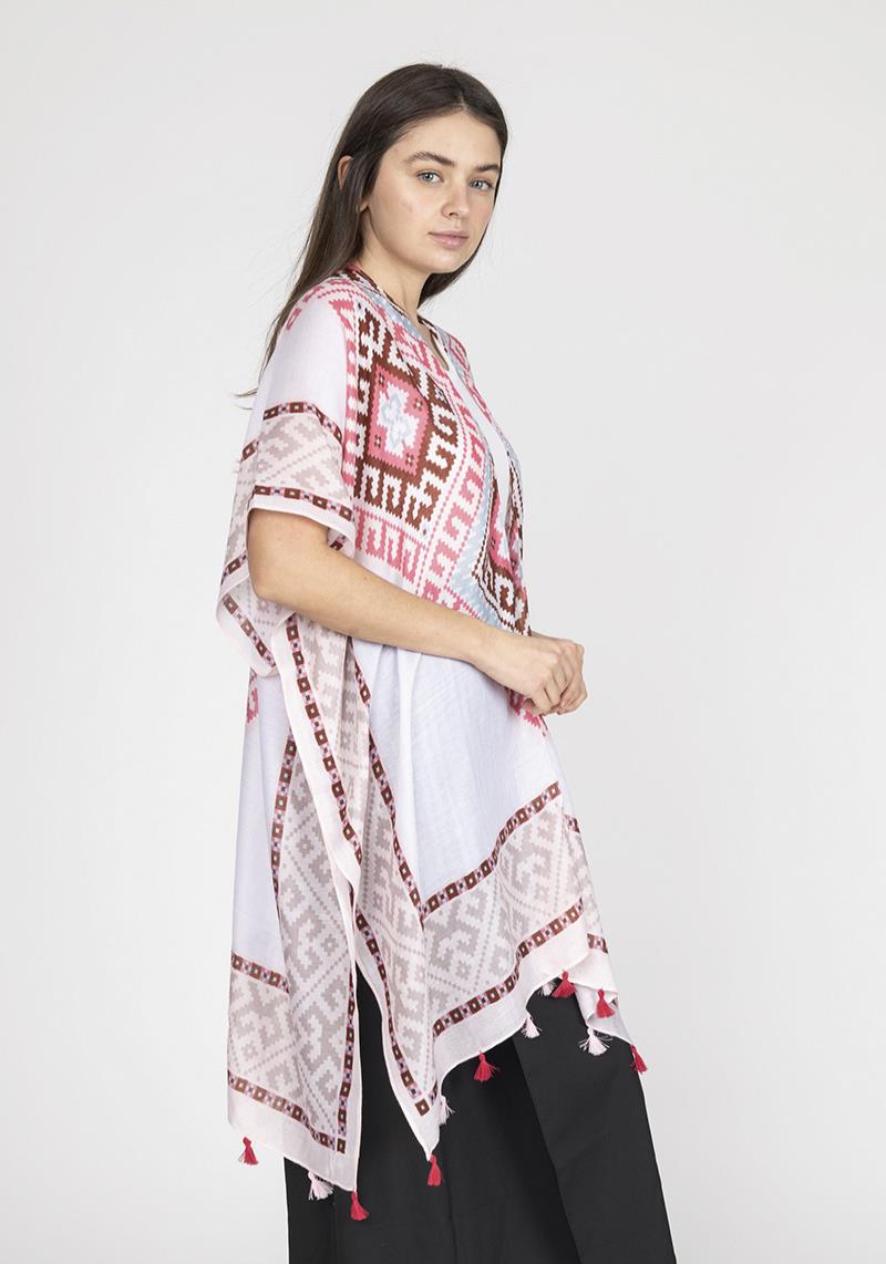 FASHION AZTEC PATTERN KIMONO