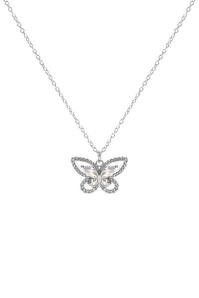 CZ MARQUISE BUTTERFLY NECKLACE