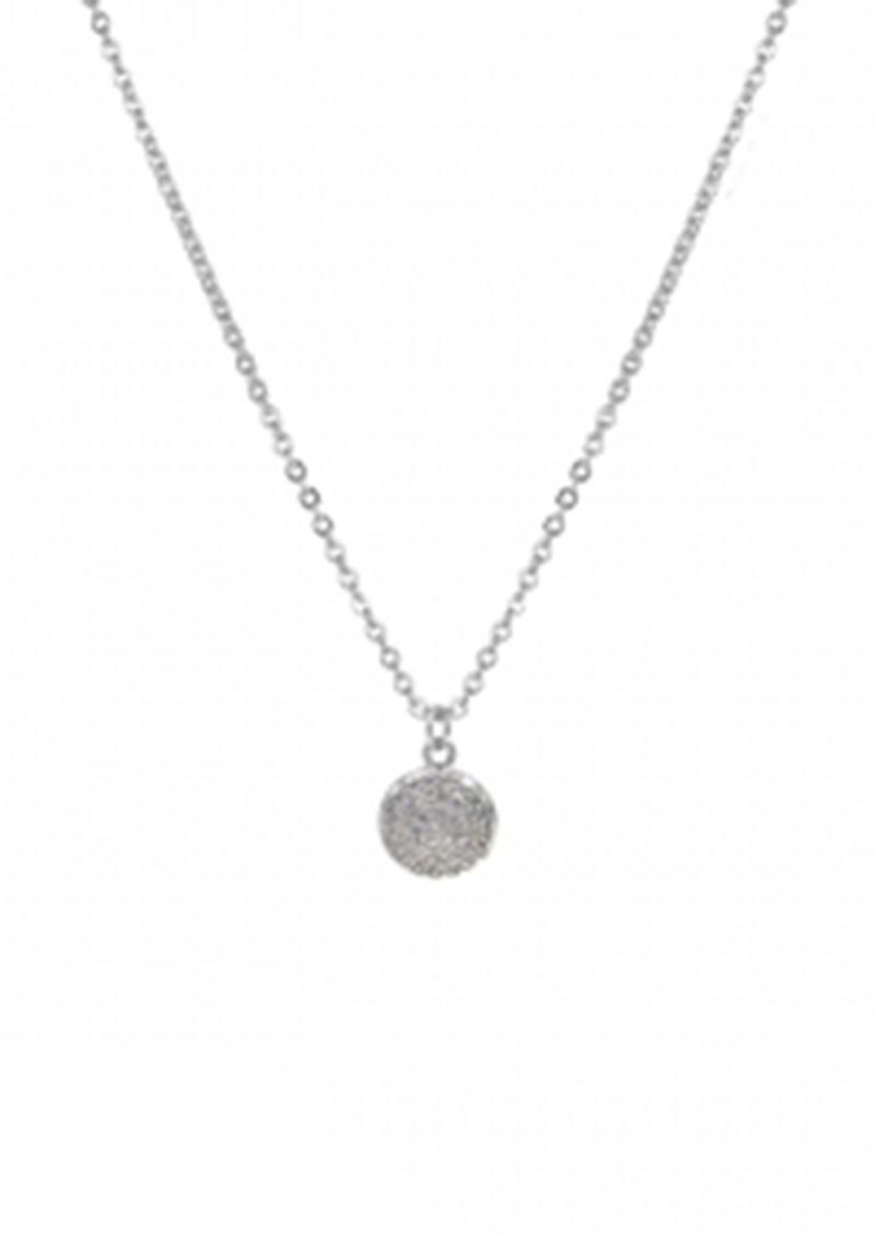 PAVE ROUND NECKLACE
