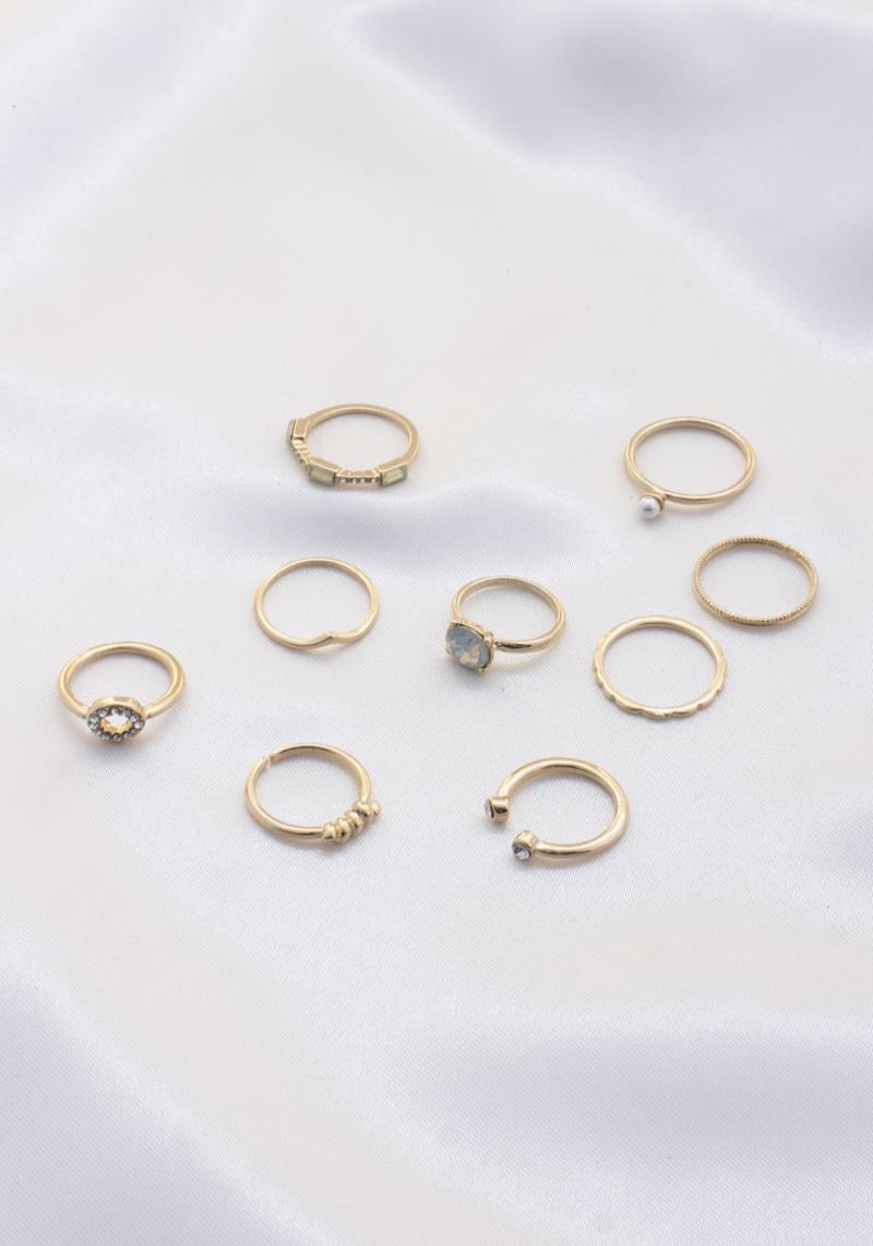 SODAJO METAL ASSORTED RING SET