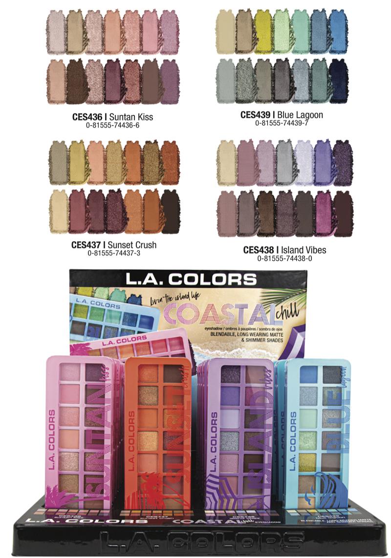 COASTAL CHILL EYESHADOW DISPLAY SET