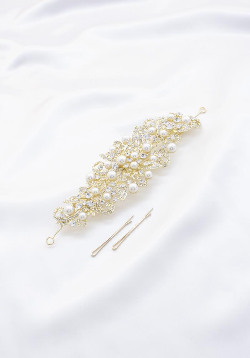 PEARL RHINESTONE BRIDAL VINE