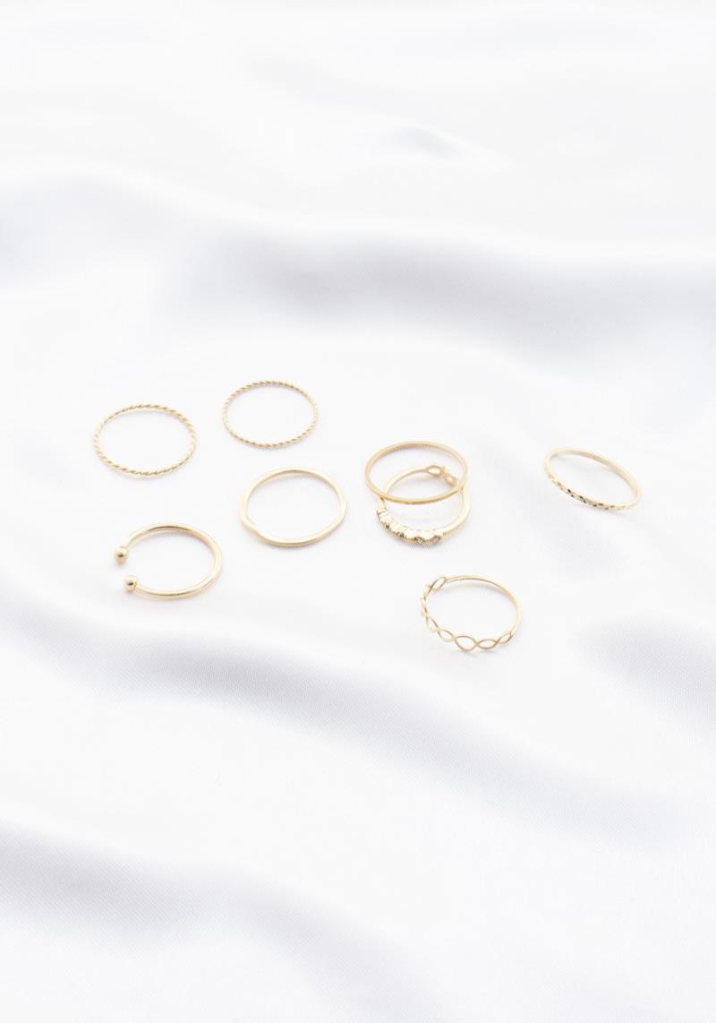 SODAJO METAL ASSORTED RING SET