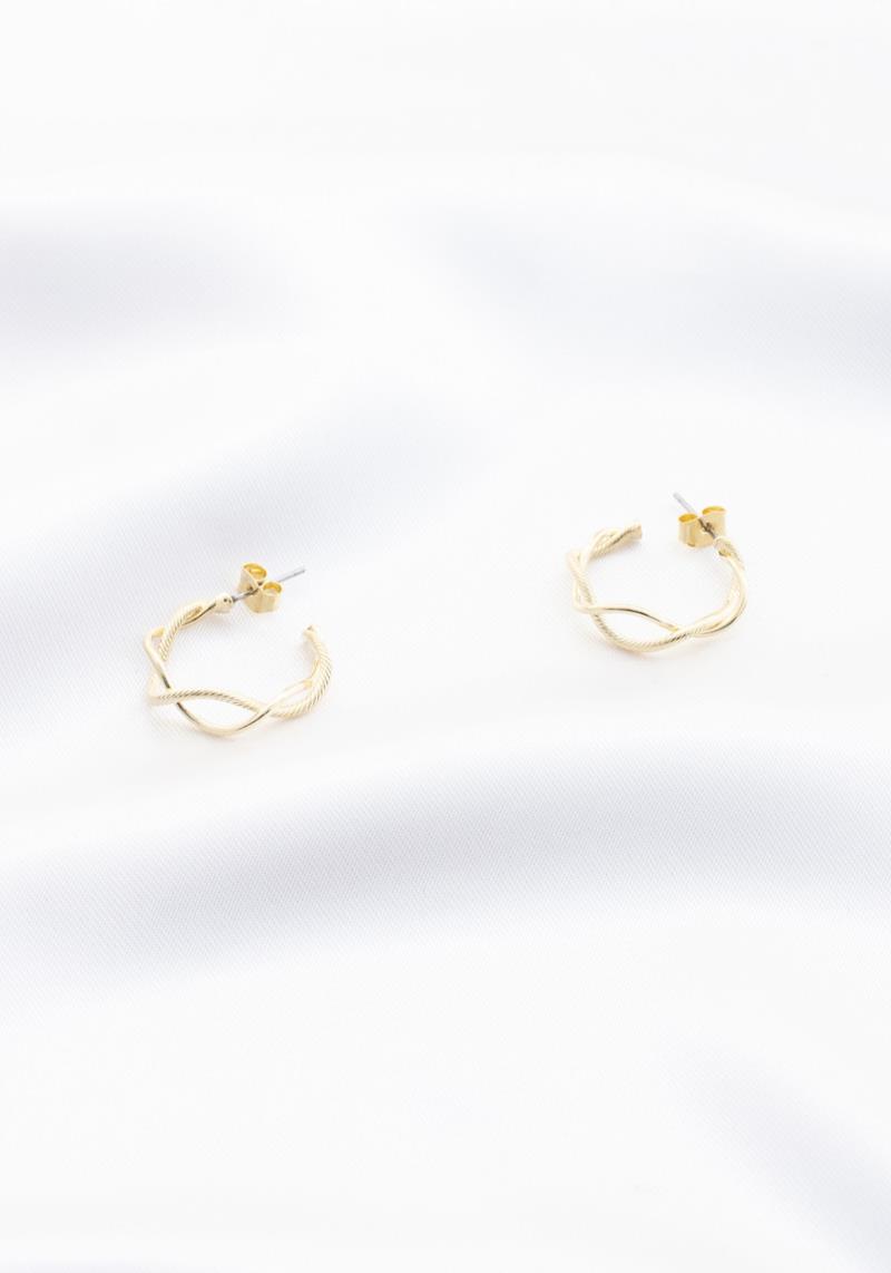 SODAJO METAL HOOP EARRING