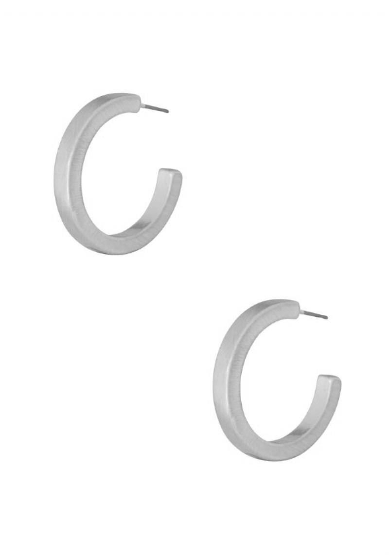 METAL HOOP EARRING
