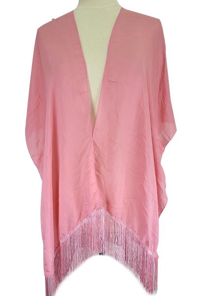 FASHION COVER UP KIMONO WITH TASSEL