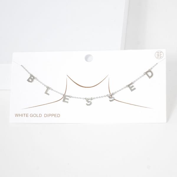 GOLD DIPPED BLESSED STATION NECKLACE