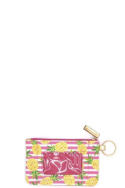 PINEAPPLE ID WALLET & DETACHABLE LANYARD