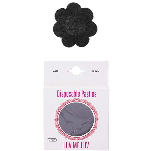 LUV ME LUV DISPOSABLE PASTIES NIPPLE COVER 3 PAIRS