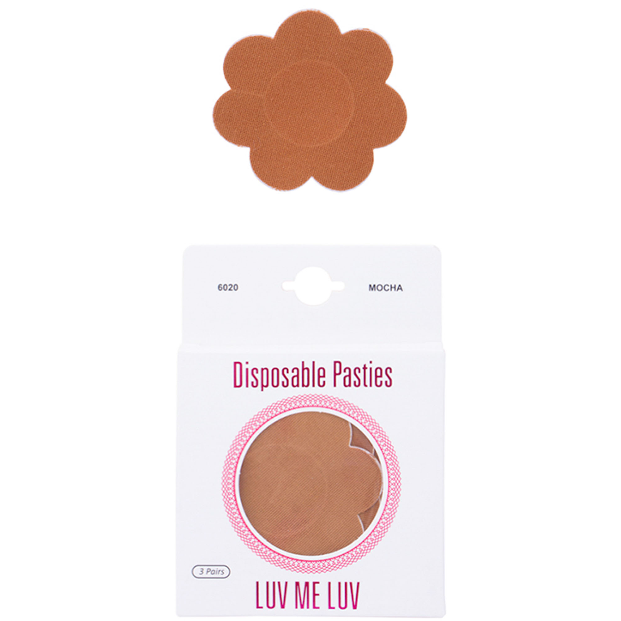 LUV ME LUV DISPOSABLE PASTIES NIPPLE COVER 3 PAIRS
