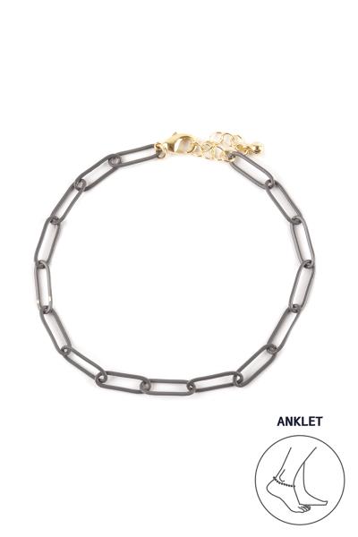 COLOR METAL CHAIN ANKLET