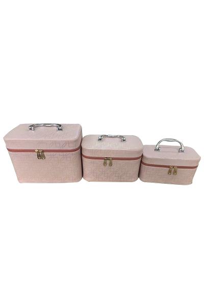 FASHION MAKEUP BOX BAG 3 PC SET