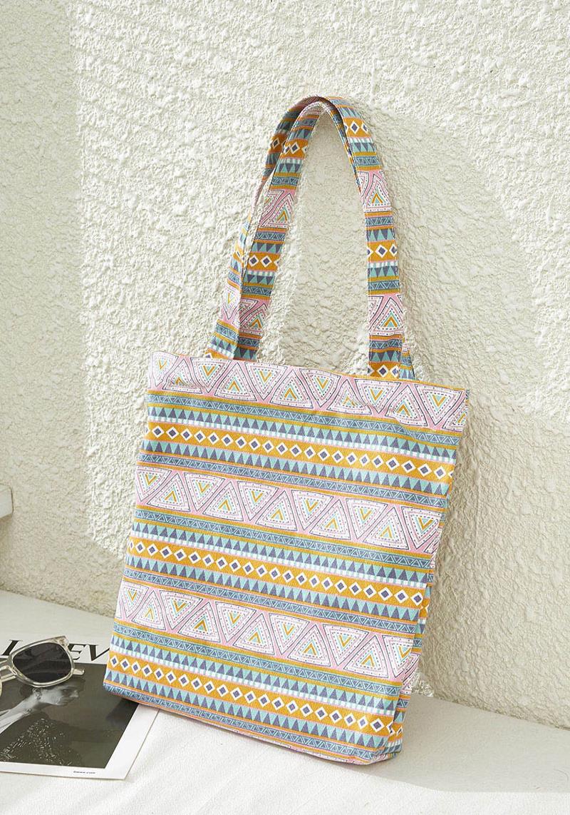 AZTAG PATTERN TOTE BAG
