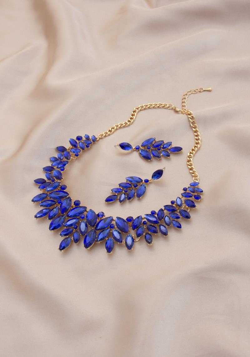 MARQUISE RHINESTONE NECKLACE