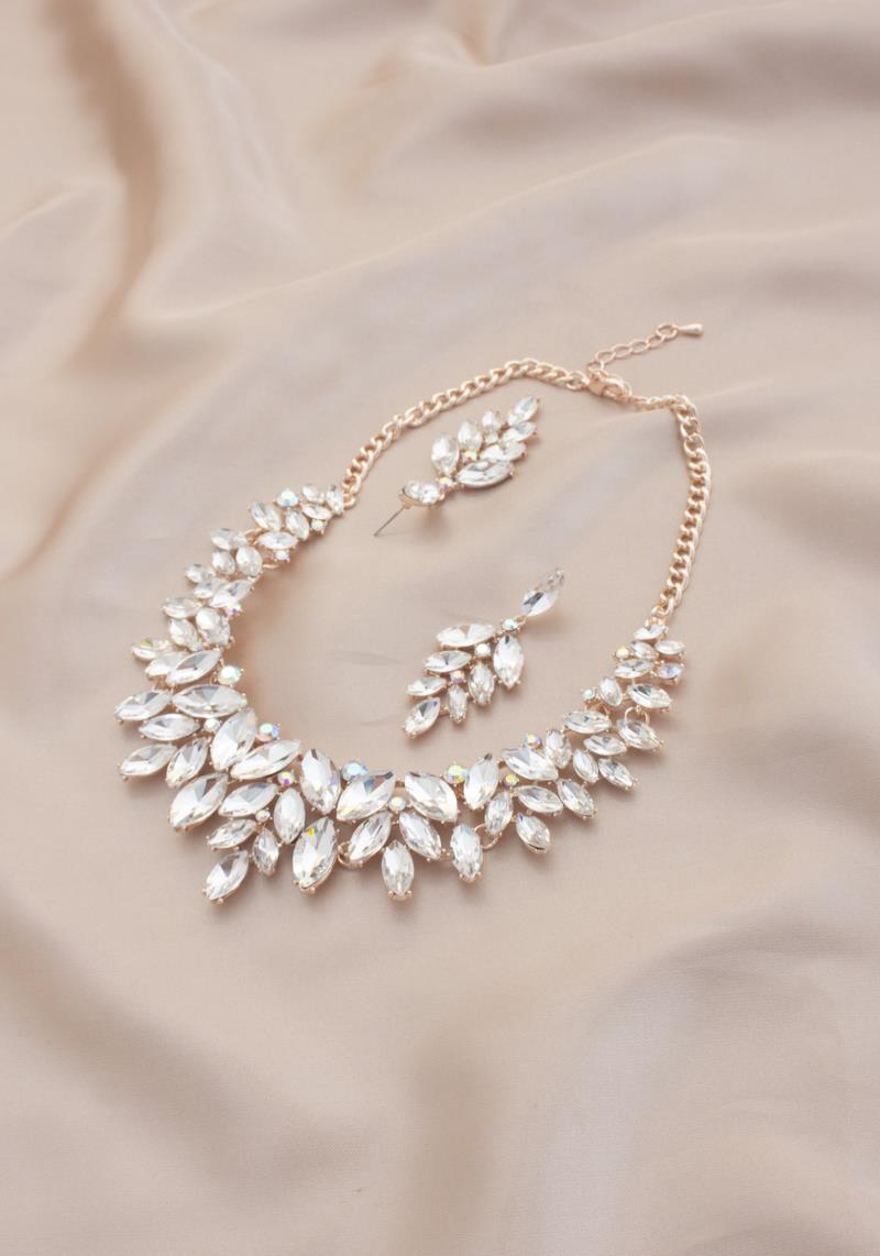 MARQUISE RHINESTONE NECKLACE