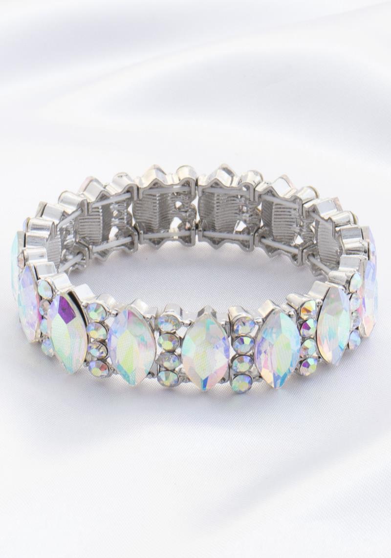 MARQUISE SHAPE RHINESTONE BRACELET