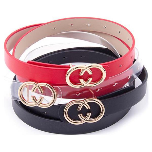 PLAIN METAL MIX 3 PC BELT