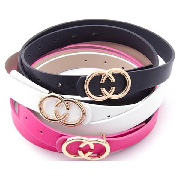 PLAIN METAL MIX 3 PC BELT