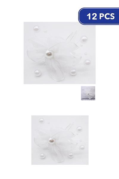 PEARL CHIC HAIR PIN CLIP (12 UNITS)