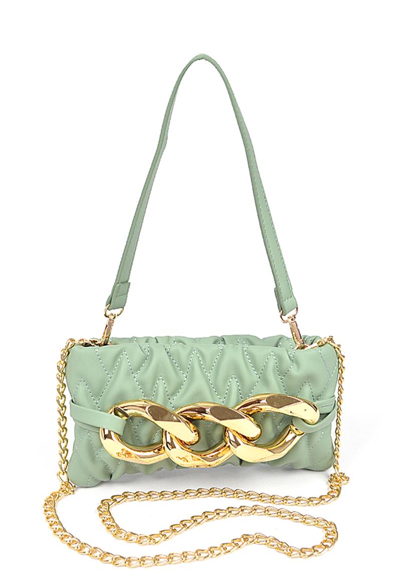FASHION LARGE LINK DESIGN CROSSBODY BAG