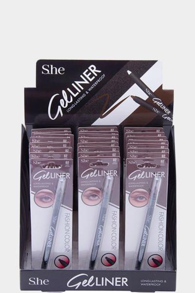 GEL LINER LONG LASTING AND WATERPROOF (24 UNITS)