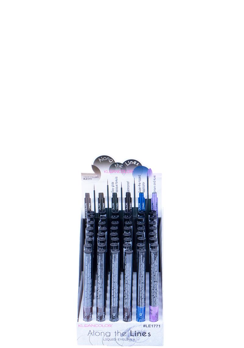 ALONG THE LINES LIQUID EYELINER 48 PCS
