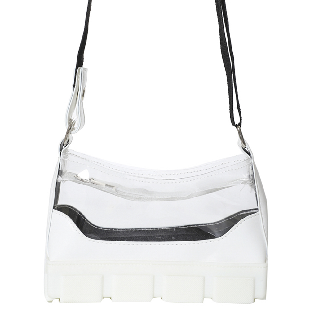 FASHION CLEAR TONE DESIGN CROSSBODY BAG
