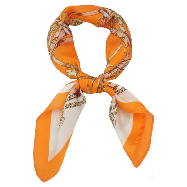 BORDERED MULTI PRINT SCARF