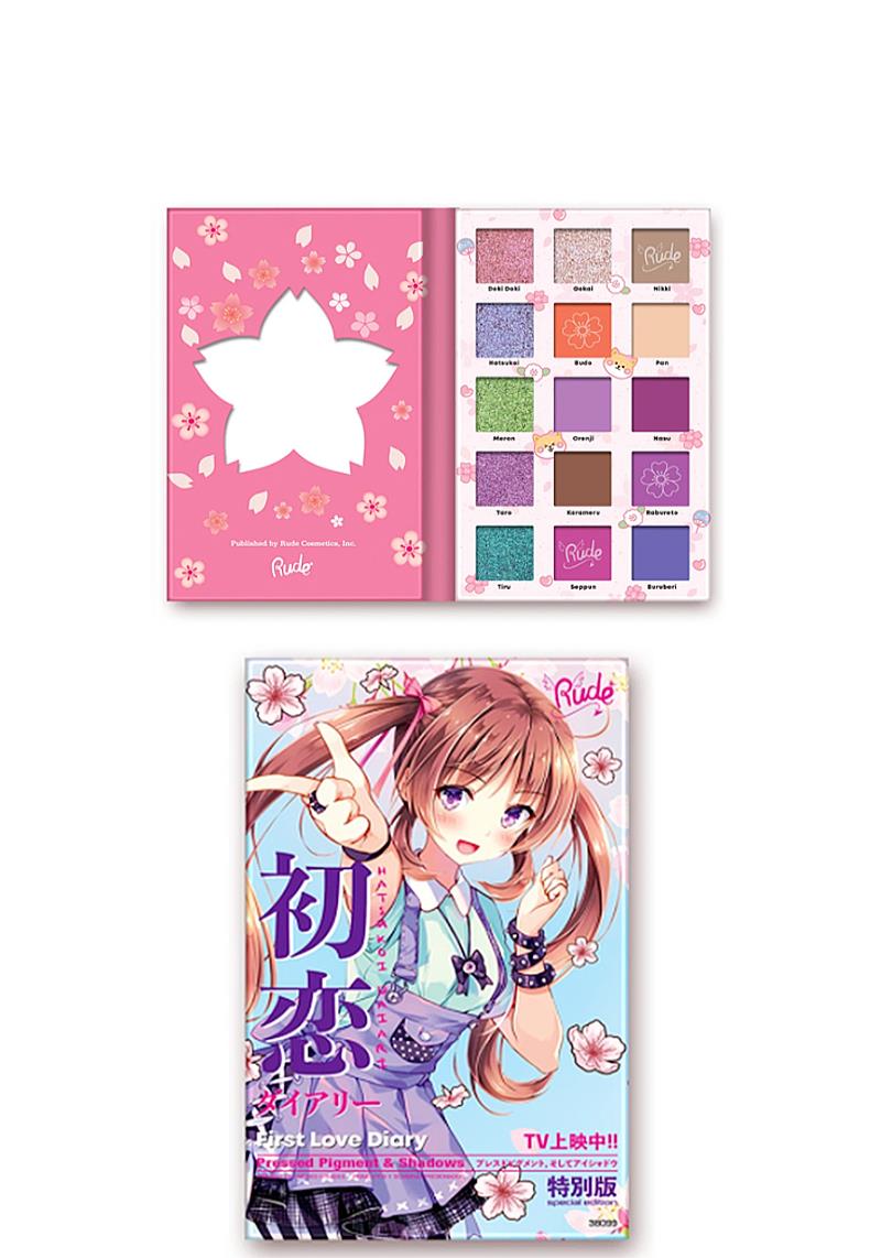MANGA COLLECTION PRESSED PIGMENTS AND SHADOWS - FIRST LOVE DIARY