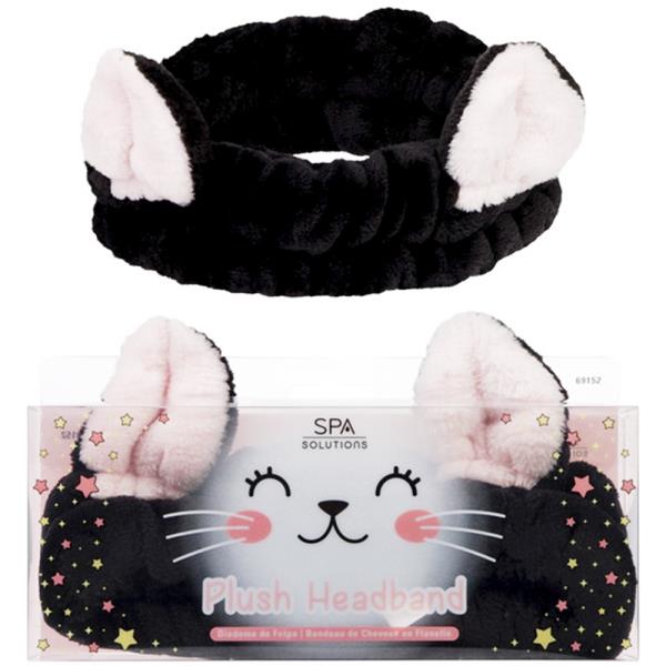 CALA PLUSH HEADBAND BLACK CAT