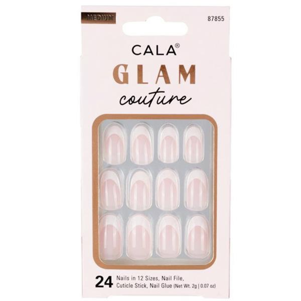 GLAM COUTURE FRENCH TIP SHAPE NAIL DECORATION SET