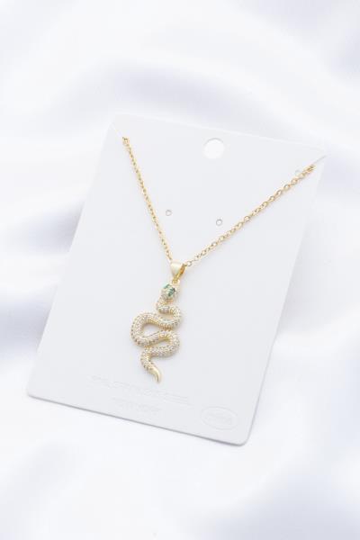 SNAKE PENDANT NECKLACE