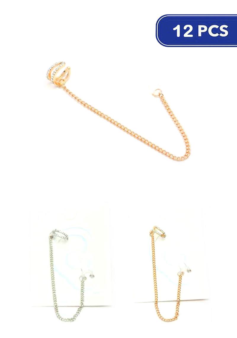 FASHION EAR CUFF EARRING (12 UNITS)