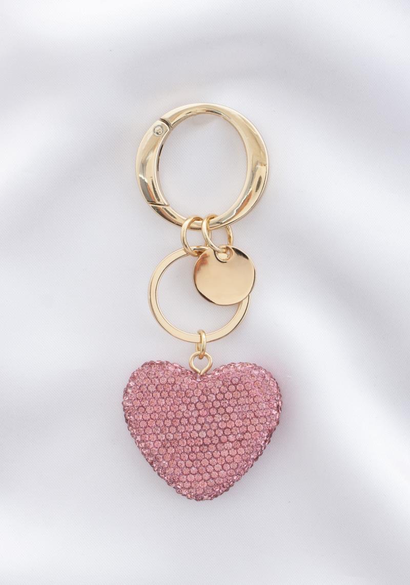 HEART RHINESTONE KEYCHAIN