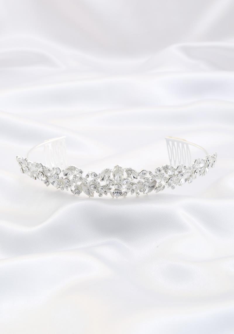 MARQUISE PATTERN RHINESTONE TIARA
