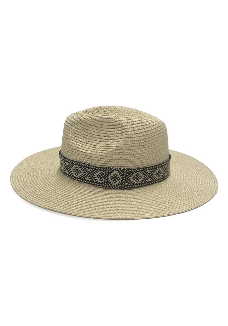 AZTEC BAND PANAMA HAT