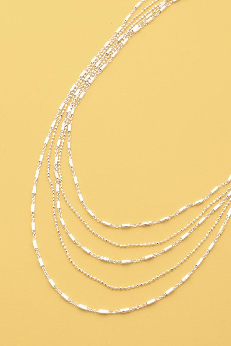METAL LAYERED NECKLACE