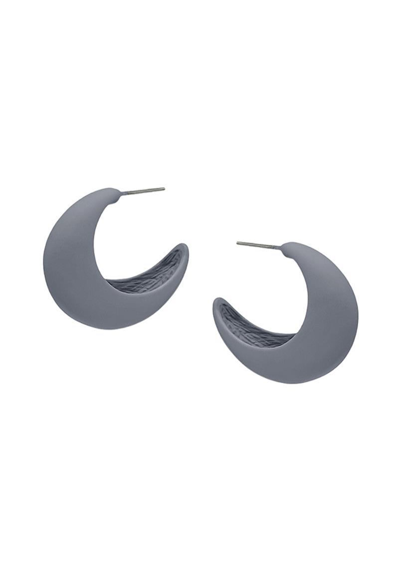 COLOR HOOP EARRING